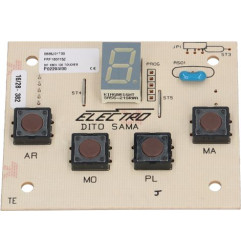 CARTE COMMANDE AFFICHEUR -50HZ XBE5 - 0D3319
