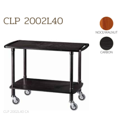Chariots De Service En Bois CLP2002L40 noce-walnut