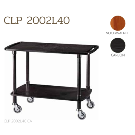Chariots De Service En Bois CLP2002L40 noce-walnut