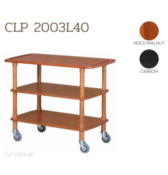 Chariots De Service En Bois CLP2003L40 noce-walnut