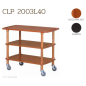 Chariots De Service En Bois CLP2003L40CA CARBON Chariots De Service En Bois CLP2003L40CA CARBON