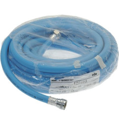 Tuyau bleu pour centrale de nettoyage 15m