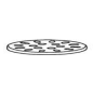 GRILLE PASSAGE PIETON Diam:175 mm épaisseur 2mm 230003