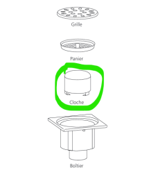 CLOCHE SIPHON 119856