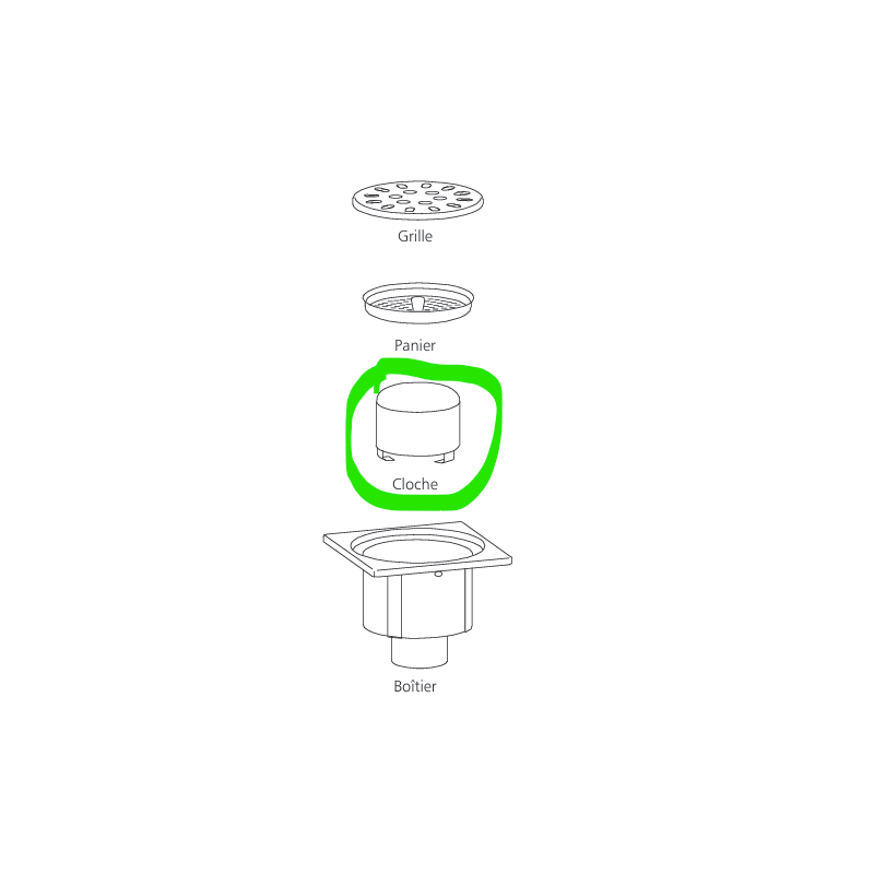 CLOCHE SIPHON 119856