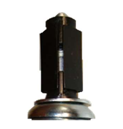 Roue à fixation expansible pour tube carré 25x25mm 249290