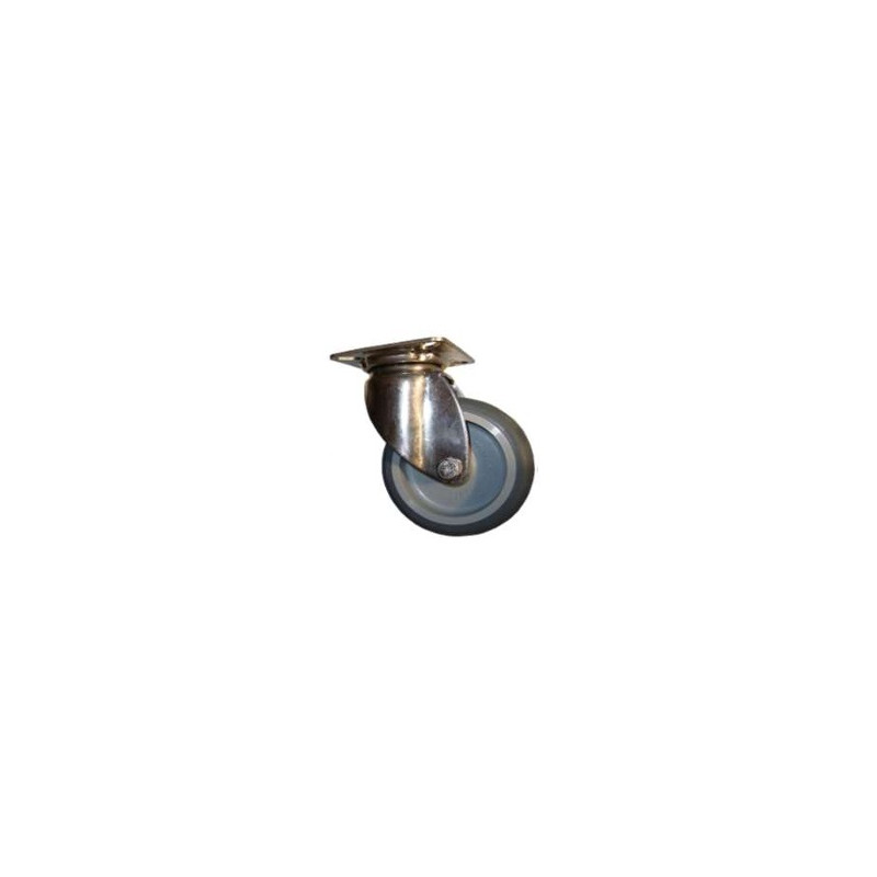 ROUE à platine 35x35mm hauteur 100mm 221056 (sans frein)