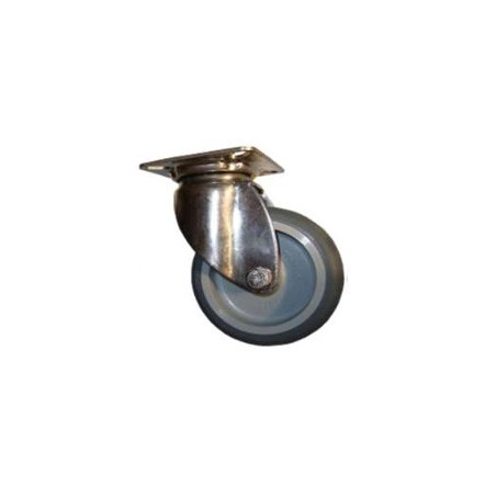 ROUE à platine 35x35mm hauteur 100mm 221056 (sans frein)