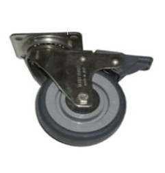 ROUE à platine 35x50mm hauteur 105mm 262077 (avec frein)