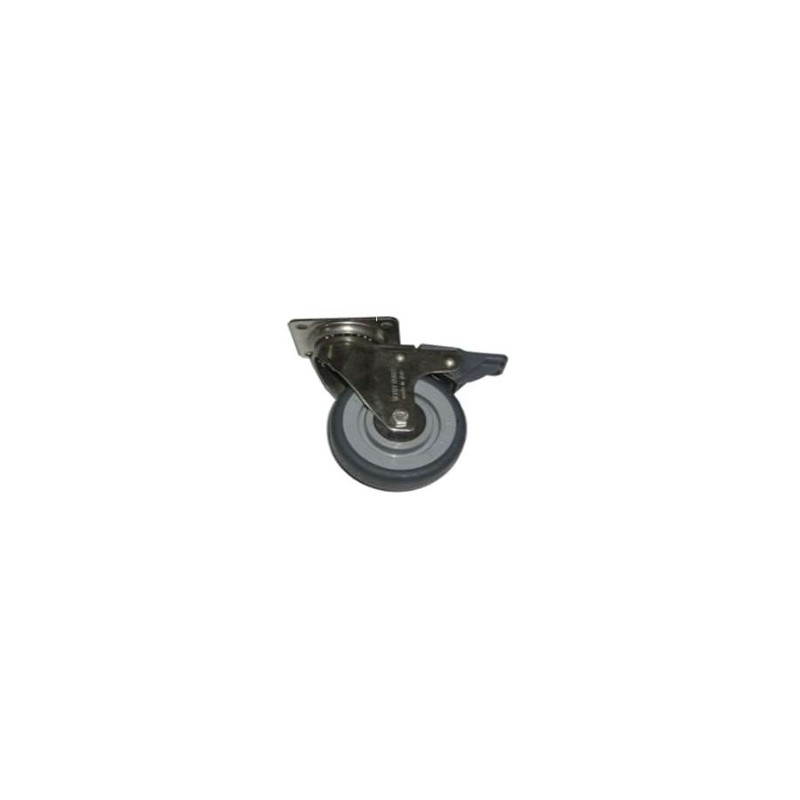 ROUE à platine 35x50mm hauteur 105mm 262077 (avec frein)