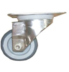 Roue à platine 60x80mm hauteur 105mm mobile 249234