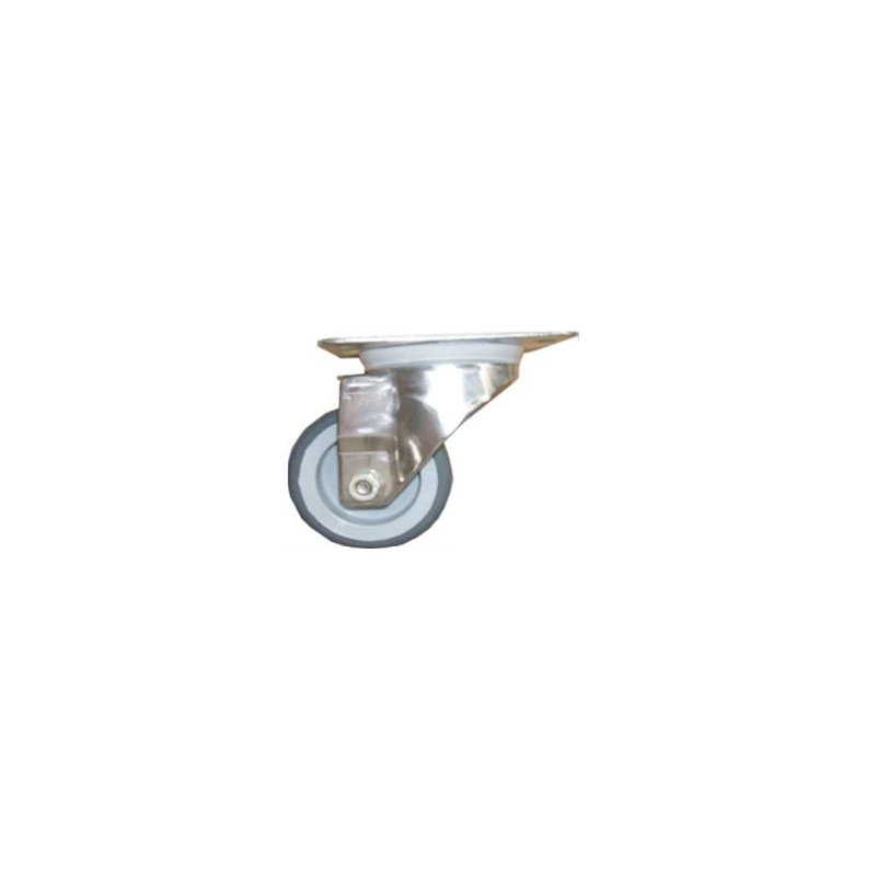 Roue à platine 60x80mm hauteur 105mm mobile 249234