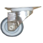 Roue à platine 60x80mm hauteur 105mm mobile 249234