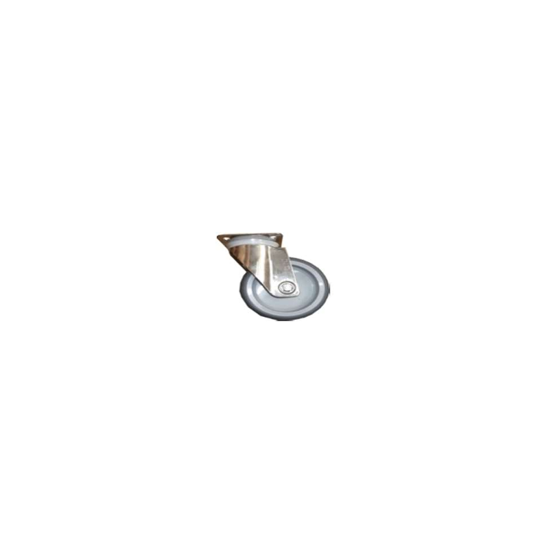 Roue à platine 60x80mm hauteur 160mm 249208 (sans frein) remplace 249205