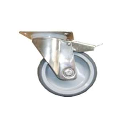 Roue à platine 60x80mm hauteur 160mm 249210 (avec frein) remplace 249207