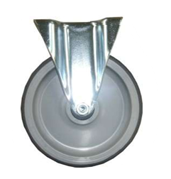 Roue à platine 80x105mm hauteur 240mm 249216 (fixe)
