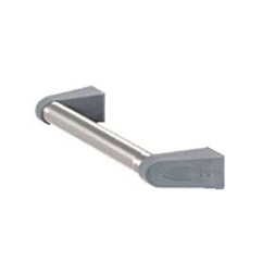 Tube poignée inox et embouts pour chariot tournus 123096 - 2 x 228083