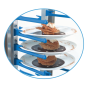 Doigts gauche et droite pour porte assiette garnies tournus Doigts gauche et droite pour porte assiette garnies tournus