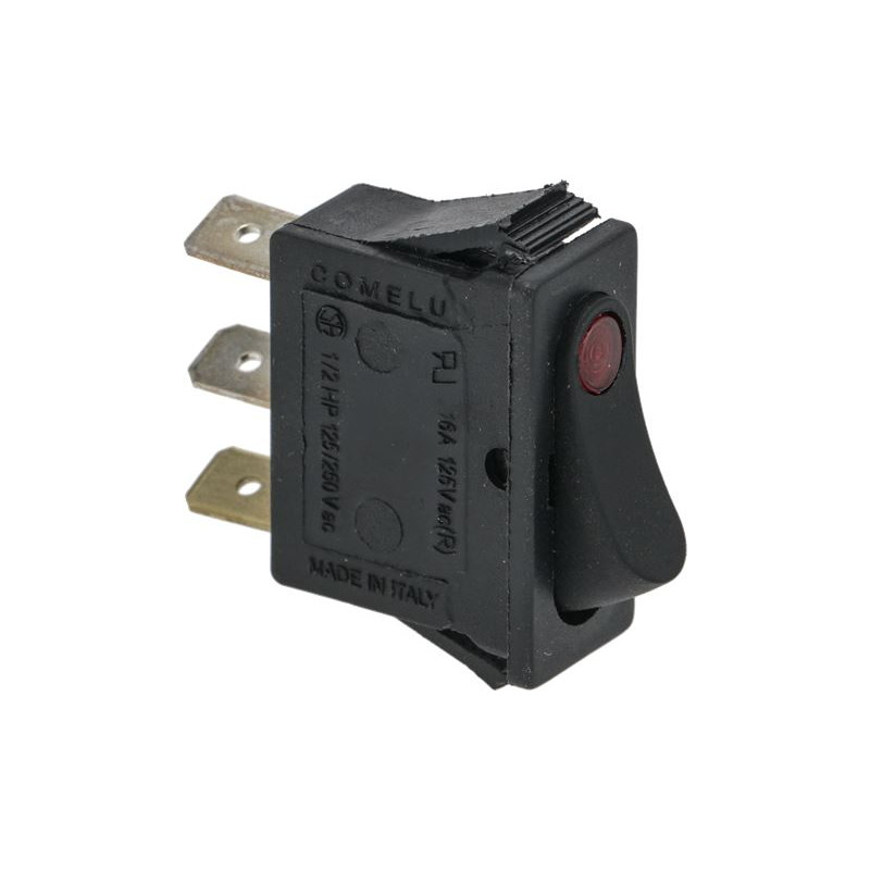 INTERRUPTEUR UNIPOLAIRE NOIR 16A 250V 34500040100295