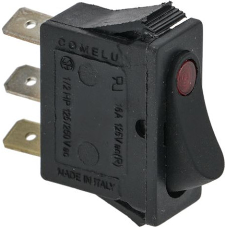 INTERRUPTEUR UNIPOLAIRE NOIR 16A 250V 34500040100295