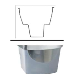 CORBEILLE POLYPROPYLENE AVEC SUPPORT POUR TS2000N 228982-230549