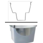 CORBEILLE POLYPROPYLENE AVEC SUPPORT POUR TS2000N 228982-230549