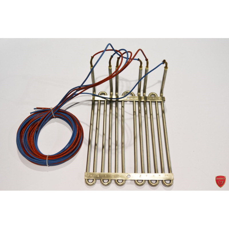 RESISTANCE 3000 W 230V POUR PLAQUE 690×490 4FOYERS AISI 309 (502286)