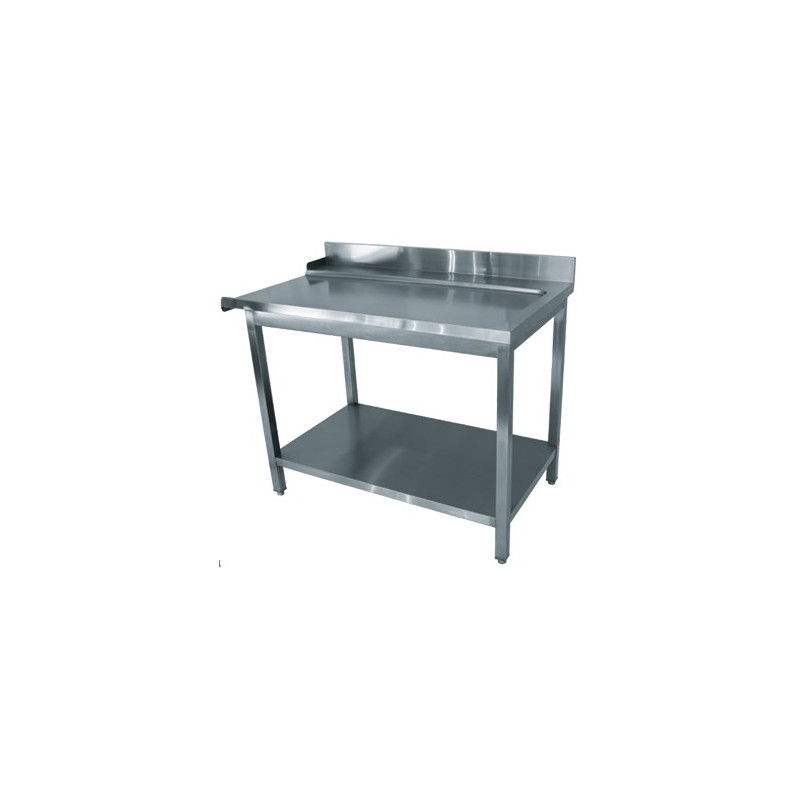 TABLE DE SORTIE LAVE VAISSELLE AVEC SOUS TABLETTE 1600mm (s'accroche à droite du lave vaisselle) TABLE DE SORTIE LAVE VAISSELLE AVEC SOUS TABLETTE 1600mm (s'accroche à droite du lave vaisselle)