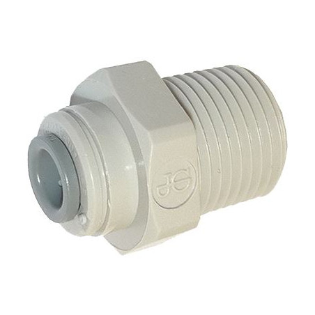 RACCORD DROIT JG PI010822S filet 1/4 pour tube 1/4mm