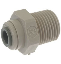 RACCORD DROIT JG PI010823S filet 3/8 pour tube 1/4mm