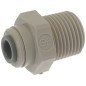 RACCORD DROIT JG PI010823S filet 3/8 pour tube 1/4mm