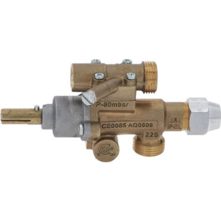 ROBINET GAZ P-80mbar 22S/O CE0085 AQ0608