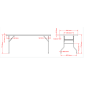 Table de travail pliante inox Vogue 1830x760x780 Table de travail pliante inox Vogue 1830x760x780