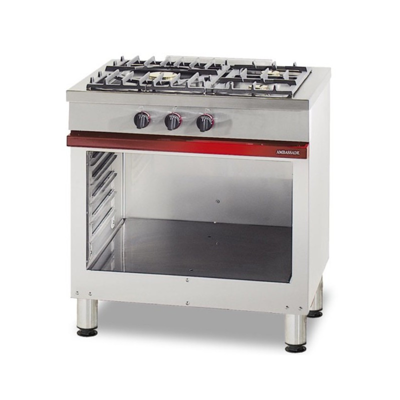 Fourneaux Gaz 3 feux CMG830 - L800xP650xH900 Fourneaux Gaz 3 feux CMG830 - L800xP650xH900