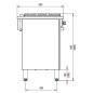 Fourneaux Gaz 3 feux CMG830 - L800xP650xH900 Fourneaux Gaz 3 feux CMG830 - L800xP650xH900