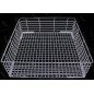 PANIER LAVE VAISSELLE DIM 500X500MM H170 ACIER PLASTIFIÉ