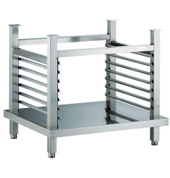 Support avec structure à platines, four 10x GN 2/1