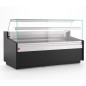 Comptoir vitrine ventilé, avec réserve - NOIR Comptoir vitrine ventilé, avec réserve - NOIR