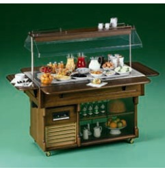 Buffet avec TOP réfrigéré 4 GN 1/1
