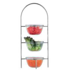 Porte céréales ou salades, 3 bols Ø 210 mm