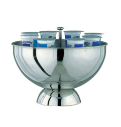 Porte yoghurt inox,"réfrigéré x glaçons"