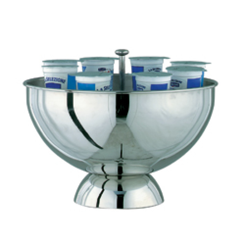 Porte yoghurt inox,"réfrigéré x glaçons"