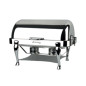 Set de deux soupières chauffées eu bain marie, complète avec plaque électrique réglable.