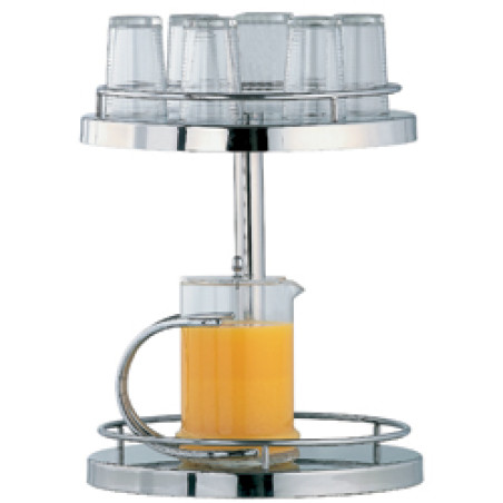 Structure 2 niveaux pour carafes et verres, Ø 400 mm