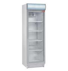 Vitrine vent.T° positive 380 lit, avec caisson lumineux