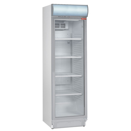 Vitrine vent.T° positive 380 lit, avec caisson lumineux
