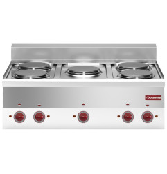 Cuisinière électrique 5 plaques -Top-