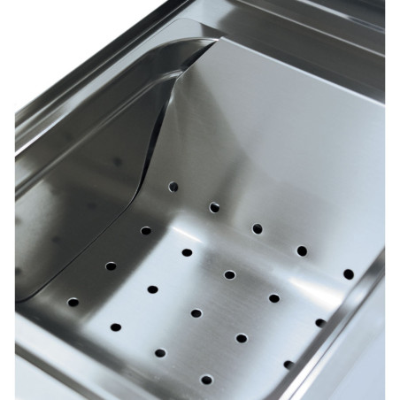 Bac de salage électrique, cuve GN 1/2  -Top-