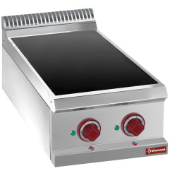 Cuisinière électrique vitrocéramique 2 zones -Top-