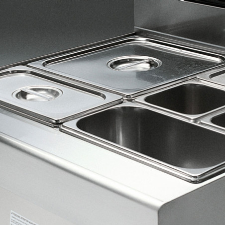 Bain-marie électrique GN 2/1 h 150 mm -Top-